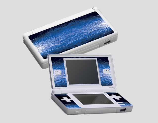 Nintendo DS Lite Blue Plasma Skin