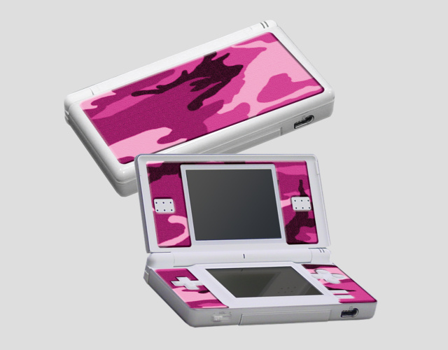 Nintendo DS Lite Pink Cammo Skin
