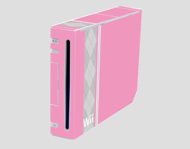 Nintendo Wii Track Pink Skin
